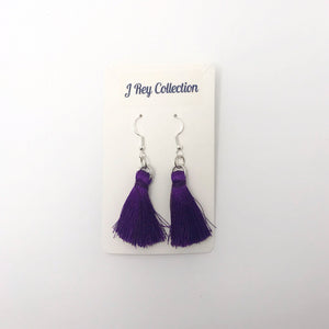 Purple Short Tassel