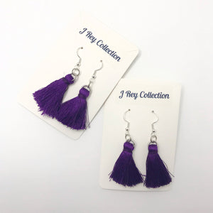 Purple Short Tassel